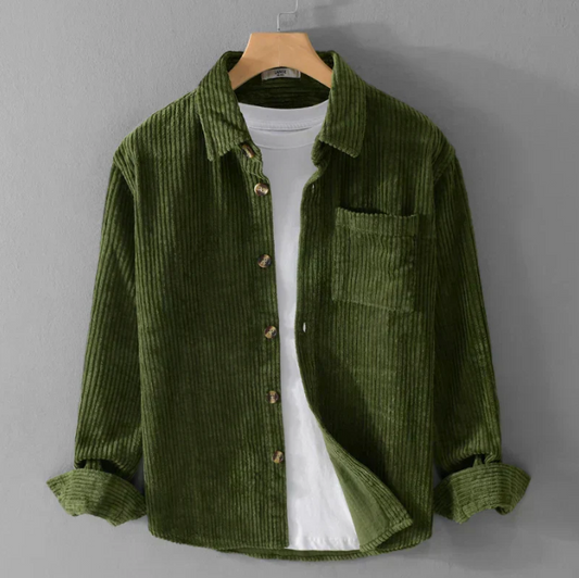 Solan™ | Camicia in velluto a coste