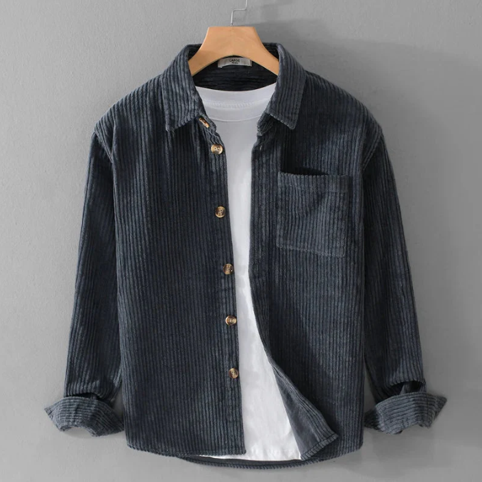 Solan™ | Camicia in velluto a coste