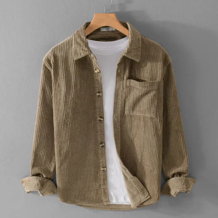 Solan™ | Camicia in velluto a coste