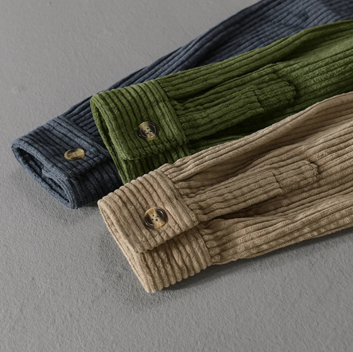 Solan™ | Camicia in velluto a coste